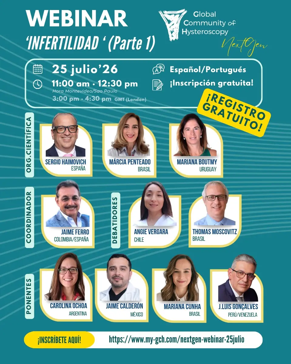 Ponente en Global Community of Hysteroscopy NextGen
